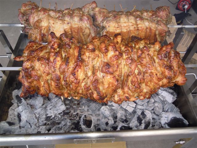 Classic Portuguese chicken yiros